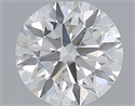 Diamante Natural 0.40 quilates, Redondo , Color H, claridad SI1 y certificado GIA