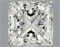 Natural Diamond 1.82 Carats, Princess with  Cut, J Color, VS2 Clarity and Certified by GIA