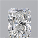 Natural Diamond 0.70 Carats, Radiant with  Cut, G Color, VVS2 Clarity and Certified by GIA