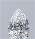 Diamante Natural 0.30 quilates, De pera , Color E, claridad VS1 y certificado GIA
