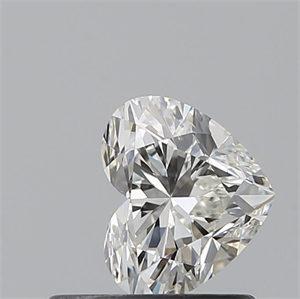 Picture of Natural Diamond 0.52 Carats, Heart with  Cut, I Color, VS1 Clarity and Certified by GIA