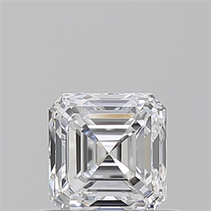 Foto Diamante Natural 0.70 quilates, Asscher , Color D, claridad VVS2 y certificado GIA de