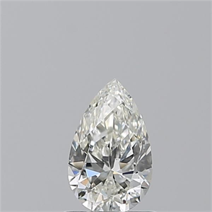 Picture of Natural Diamond 0.70 Carats, Pear with  Cut, H Color, VS2 Clarity and Certified by GIA