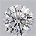 Lab Grown Diamond 3.06 Carats, Round with Ideal Cut, E Color, IF Clarity and Certified by IGI