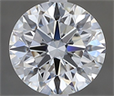 Diamante Natural 1.50 quilates, Redondo , Color G, claridad VVS2 y certificado GIA