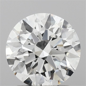 Picture of Lab Grown Diamond 1.52 Carats, Round with Ideal Cut, D Color, VS2 Clarity and Certified by IGI