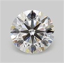 Lab Grown Diamond 1.00 Carats, Round with Ideal Cut, D Color, VVS2 Clarity and Certified by IGI