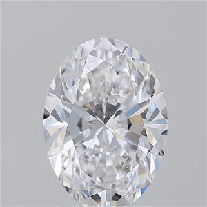 Picture of Natural Diamond 2.51 Carats, Oval with  Cut, D Color, VS2 Clarity and Certified by GIA