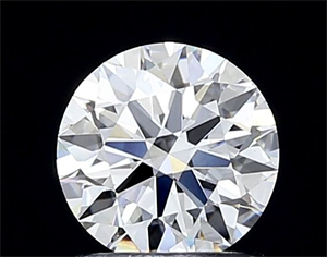 Picture of Lab Grown Diamond 1.02 Carats, Round with Ideal Cut, E Color, VS1 Clarity and Certified by IGI