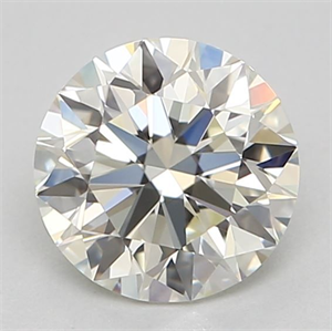 Foto Diamante Natural 0.56 quilates, Redondo , Color L, claridad VVS2 y certificado GIA de