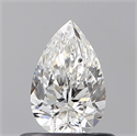 Diamante Natural 0.50 quilates, De pera , Color F, claridad VS1 y certificado GIA