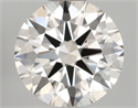 Natural Diamond 0.85 Carats, Round with Excellent Cut, M Color, VVS1 Clarity and Certified by GIA