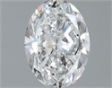 Natural Diamond 0.80 Carats, Oval with  Cut, F Color, VS1 Clarity and Certified by GIA
