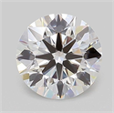 Lab Grown Diamond 1.27 Carats, Round with Ideal Cut, D Color, VVS2 Clarity and Certified by IGI