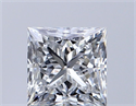 Diamante Natural 0.92 quilates, Princesa , Color E, claridad VS1 y certificado GIA