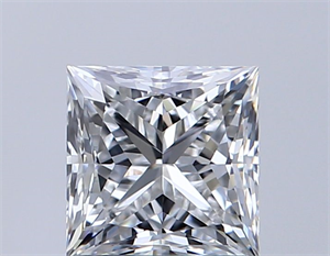 Foto Diamante Natural 0.92 quilates, Princesa , Color E, claridad VS1 y certificado GIA de
