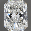 Natural Diamond 1.70 Carats, Radiant with  Cut, H Color, VVS2 Clarity and Certified by GIA