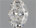 Natural Diamond 0.50 Carats, Oval with  Cut, E Color, SI2 Clarity and Certified by GIA