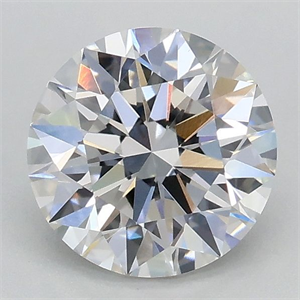 Picture of Lab Grown Diamond 1.09 Carats, Round with Ideal Cut, E Color, VVS2 Clarity and Certified by IGI