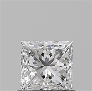 Picture of Natural Diamond 0.72 Carats, Princess with  Cut, F Color, VVS1 Clarity and Certified by GIA