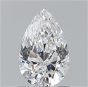 Diamante Natural 0.70 quilates, De pera , Color D, claridad VS1 y certificado GIA