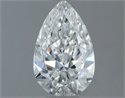 Natural Diamond 0.71 Carats, Pear with  Cut, G Color, VS2 Clarity and Certified by GIA