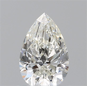 Picture of Natural Diamond 0.51 Carats, Pear with  Cut, I Color, VVS2 Clarity and Certified by GIA
