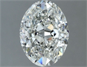 Diamante Natural 1.30 quilates, Ovalado , Color G, claridad SI1 y certificado IGI