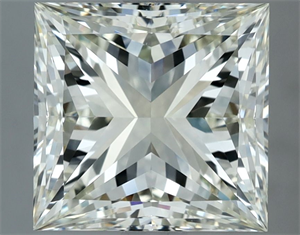 Foto Diamante Natural 4.03 quilates, Princesa , Color I, claridad VVS2 y certificado IGI de