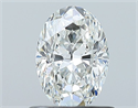 Diamante Natural 0.70 quilates, Ovalado , Color G, claridad IF y certificado GIA