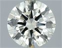 Natural Diamond 1.70 Carats, Round with Excellent Cut, M Color, VS2 Clarity and Certified by IGI