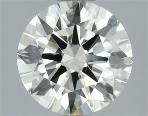 Picture of Natural Diamond 1.70 Carats, Round with Excellent Cut, M Color, VS2 Clarity and Certified by IGI