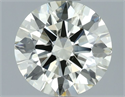 Natural Diamond 1.70 Carats, Round with Excellent Cut, M Color, VS2 Clarity and Certified by IGI