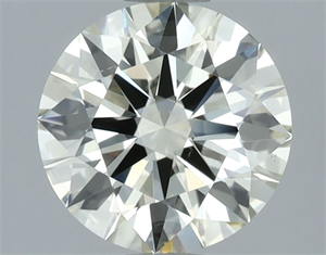Picture of Natural Diamond 1.70 Carats, Round with Excellent Cut, M Color, VS2 Clarity and Certified by IGI