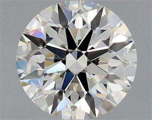 Picture of Natural Diamond 0.75 Carats, Round with Excellent Cut, L Color, VVS1 Clarity and Certified by GIA
