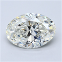 Diamante Natural 5.02 quilates, Ovalado , Color J, claridad VS2 y certificado GIA