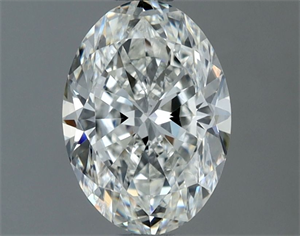 Picture of Natural Diamond 1.01 Carats, Oval with  Cut, G Color, SI2 Clarity and Certified by GIA