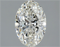 Natural Diamond 1.32 Carats, Oval with  Cut, H Color, VVS2 Clarity and Certified by GIA