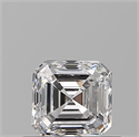 Natural Diamond 0.70 Carats, Asscher with  Cut, D Color, VVS2 Clarity and Certified by GIA