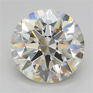 Picture of Lab Grown Diamond 3.11 Carats, Round with Ideal Cut, J Color, VS1 Clarity and Certified by IGI