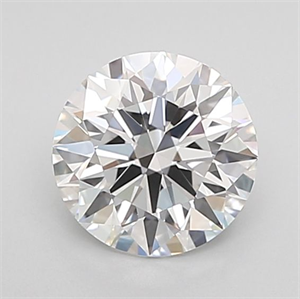 Picture of Lab Grown Diamond 1.02 Carats, Round with Ideal Cut, D Color, VVS2 Clarity and Certified by IGI