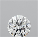 Lab Grown Diamond 1.10 Carats, Round with Ideal Cut, D Color, VVS2 Clarity and Certified by IGI