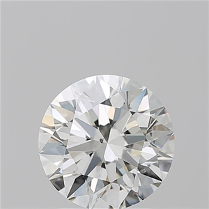 Picture of Natural Diamond 2.02 Carats, Round with Excellent Cut, J Color, SI1 Clarity and Certified by GIA