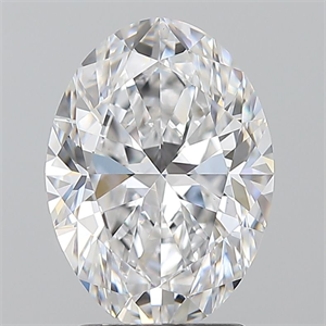 Foto Diamante Natural 2.50 quilates, Ovalado , Color D, claridad VS1 y certificado GIA de