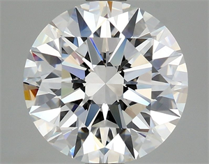 Picture of Natural Diamond 2.04 Carats, Round with Excellent Cut, E Color, VVS1 Clarity and Certified by GIA