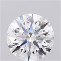 Lab Grown Diamond 2.25 Carats, Round with Ideal Cut, D Color, IF Clarity and Certified by IGI
