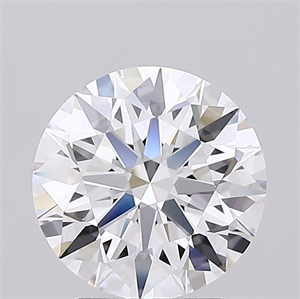 Picture of Lab Grown Diamond 2.25 Carats, Round with Ideal Cut, D Color, IF Clarity and Certified by IGI