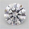 Natural Diamond 0.41 Carats, Round with Excellent Cut, D Color, VS2 Clarity and Certified by GIA