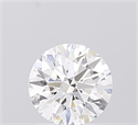 Lab Grown Diamond 1.05 Carats, Round with Ideal Cut, D Color, VVS1 Clarity and Certified by IGI