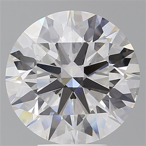 Picture of Lab Grown Diamond 5.60 Carats, Round with Ideal Cut, E Color, VVS2 Clarity and Certified by IGI